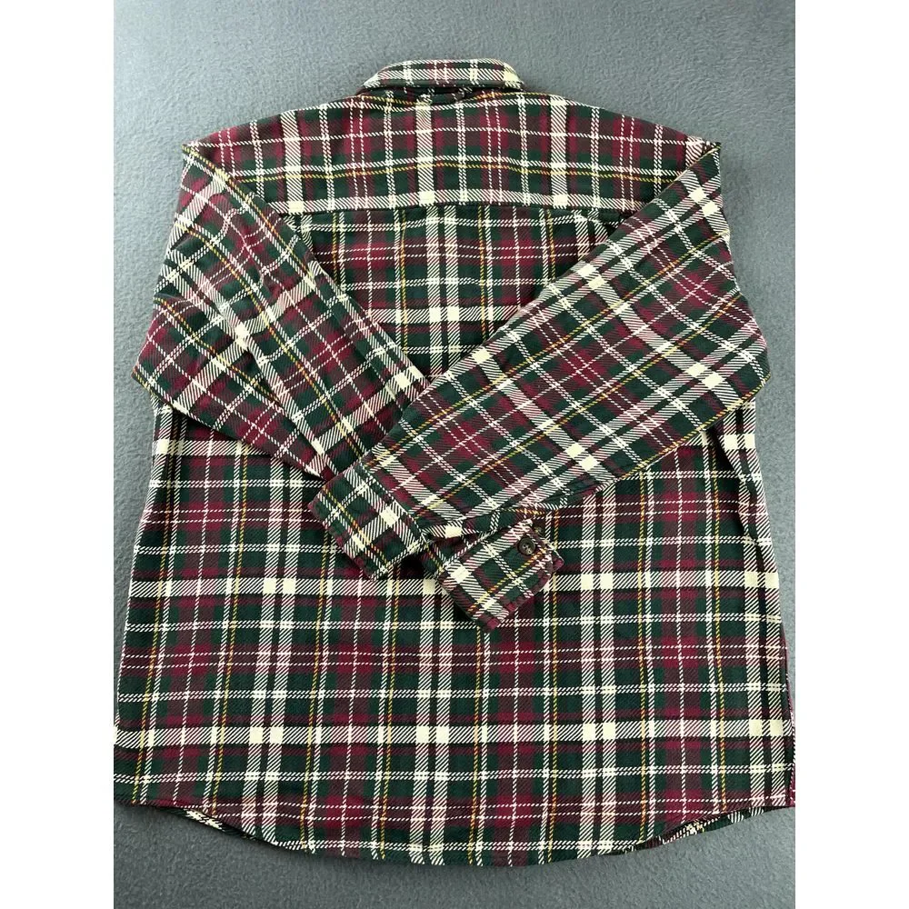 GANT Shirt Mens L Multicolor Plaid Flannel Long Sleeve Button Down Cotton Top‎